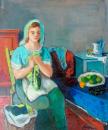 Жена с плетиво - Bencho Obreshkov