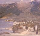 Остров Тасос - картина, открадната на 21 юли 1999 от къщата-музей на Никола Танев