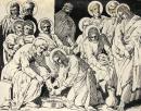 Исус измива нозете на учениците си - Никола Тузсузов