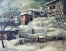 Зимен пейзаж - Никола Ангелаков