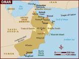 Карта на Оман