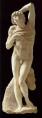 „Умиращият роб”, 1513-1516г., Лувър, Париж. Макар и без вериги, тези фигури внушават желанието на тялото да се освободи от тях